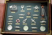Nautical Knot Board with Insturments