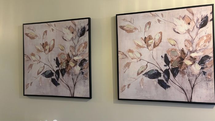 2x Canvas Paintings