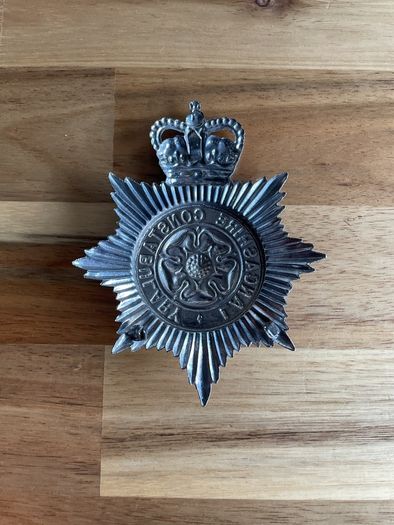 Lancashire Constabulary Helmet Badge