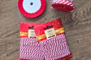 Christmas ribbon and twine