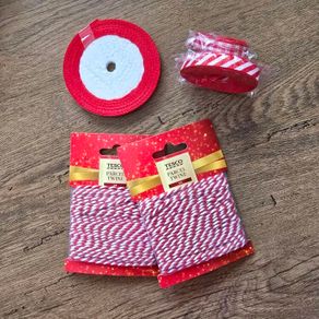Christmas ribbon and twine