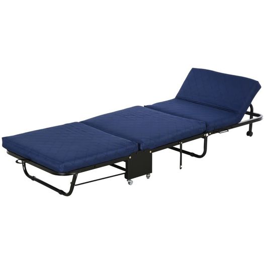 New 2 In 1 Folding Sofa Bed Home Lounge Cot Guest Stool W Thick Padded ...