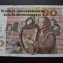 1991 Central Bank of Ireland 50 Pounds note. B Series Image 3
