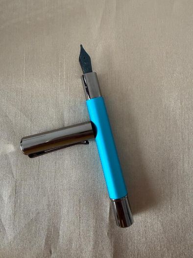 Monteverde Ritma Fountain Pen - Blue - 1.1 stub nib