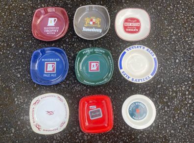 Collection of pub ashtrays free postage