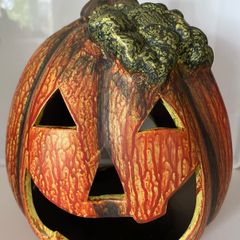 Halloween Pumpkin Candle Holder