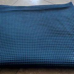 Blue large double bead spread from IKEA 230x250cm