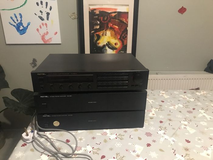 Rotel Rtc 950ax Stereo Preamp Rotel Rb 850 Power Amps Rc 850 Control ...