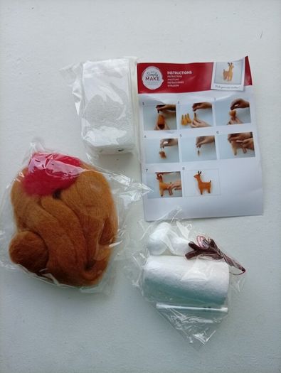 Needle Felting kit "Reindeer"