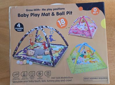baby toyBrand New Pink Baby Play Mat and Ball Pit Activity Gym 0m Plus