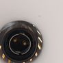 2 x Vintage Brown Metal Pendant / Ceiling Lamps Image 2