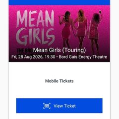mean girls at bord gais theatre tickets