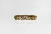 14k Yellow Gold Three-Diamond Ring