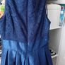 Uk 10 Eliza J 2 piece Navy Midi Dress and Lace Jacket Image 8