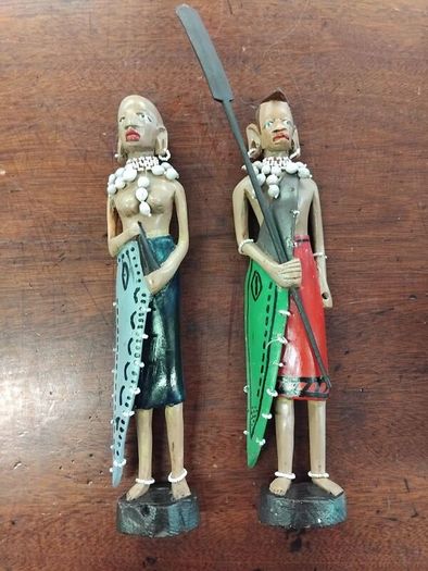 Pair of Maasai Warriors