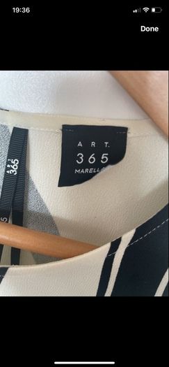 Art 365 ladies monochrome top