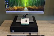 HP Elitedesk 800 G4 PC with Intel i5 8th Gen CPU 16GB DDR4 22" LCD Windows 11 &amp; Office 2024 Pro, Wifi, Bluetooth