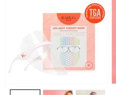 LED facial mask red light