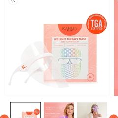 LED facial mask red light