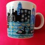 Collectible Arabia Helsinki Ceramic Mug Image 4