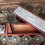 Vintage Italian Silver Laminated Desk Set. Personalised Dr. PL Image 2