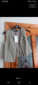 ladies waistcoat zara new