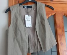ladies waistcoat zara new