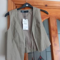 ladies waistcoat zara new