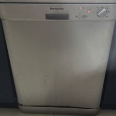 Silver dishwasher