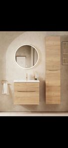 Crosswater Glide side cabinet windsor oak ex-display excellent condition