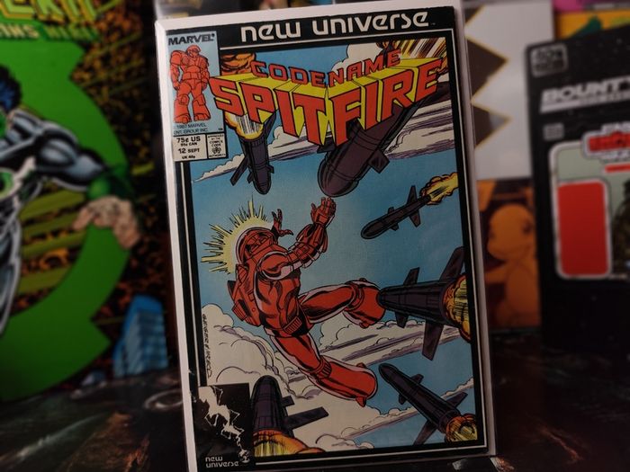 Codename ! Spitfire ! Issue #12 ! Copper Age Comic from 1987 ! by Marvel !