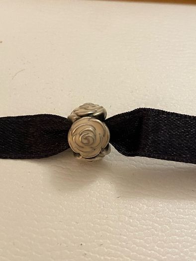 Pandora enamel rose charm