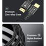 iVanky 2M HDMI 2.1 UHD/3D 8K (7680x4320@60Hz) 48Gbps Zinc Alloy Luxury (Limited Edition) Model Nylon Braided/Gold-Plated Cable (Brand New/Warranty) Image 6