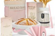 Brand New Proofing Basket Sourdough Starter Set Rattan Round Basket &amp; Accessories