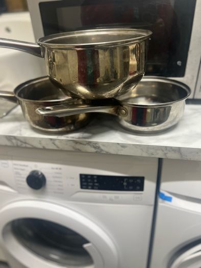 Stainless steel sauspans