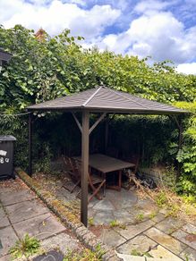 Roll formed garden gazebo