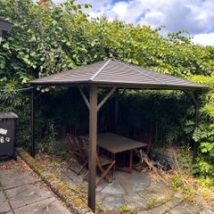 Roll formed garden gazebo