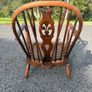 Retro vintage Ercol Windsor "Fleur de Lys" easy chair, designed by Lucian Ercolani Image 3