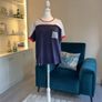 Ladies Navy, White & Red Tee Shirt from West Quay Carrig Donn Image 3
