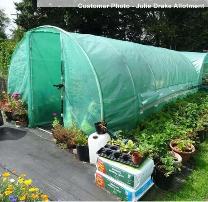 New 20 X 10FT Pro Polytunnel Galvanised With Door, FREE Delivery