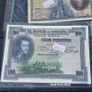 Banco de Espana Vintage Banknotes Set - 10 1935, 25 1928, 50 1928, 100 1925 Pesetas Image 4