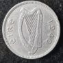 Ireland 1940 Silver Shilling Coin Image 2