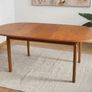 Mid Century Teak Extending Dining Table & 4 Chairs Image 4