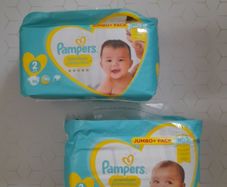 NEW Pampers premium protection disposable nappies size 2 80 nappies and size 3 80 nappies