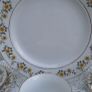 Vintage 21pce Fine Porcelain Teaset Yellow Floral & Gold Trim. 1970s- 1980s Image 7