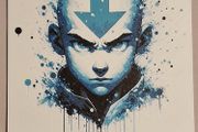 Avatar Aang 3d printed picture