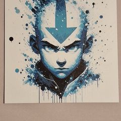 Avatar Aang 3d printed picture