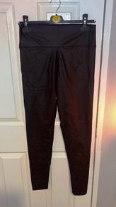Wet look PU black Leggings
