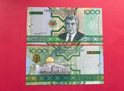 Turkmenistan  1000 Manat 2005  ( Uncirculated )