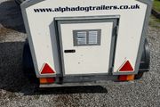 factory built dog trailer